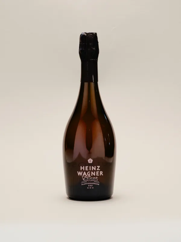 Bottle of Heinz Wagner Rosé against a light background